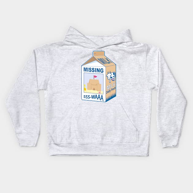 Missing sandcastle Kids Hoodie by Manikool